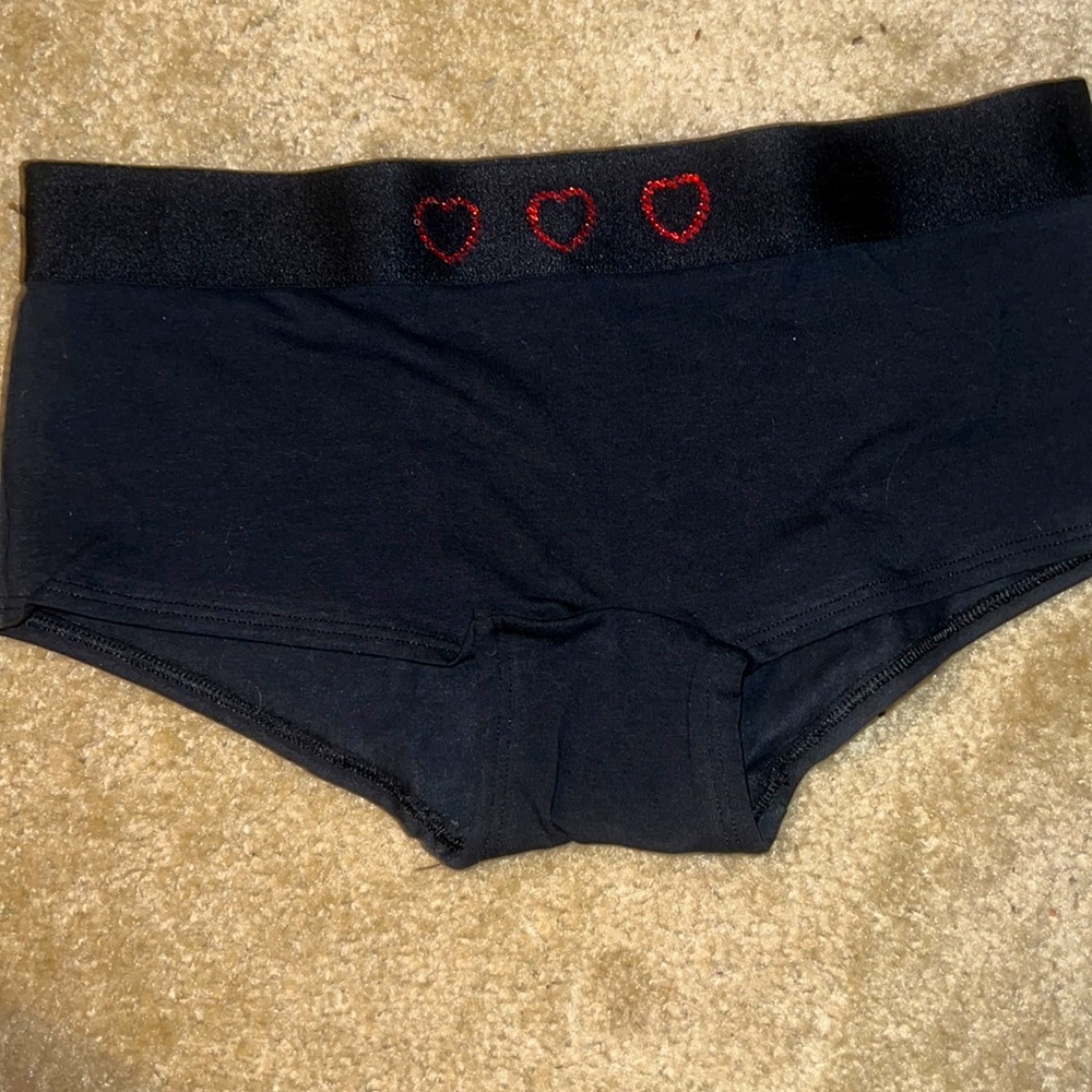 Medium PINK black boxer